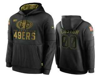 San Francisco 49ers Customized Black Salute To Service Sideline Performance Pullover Hoodie,We sell and wholesale San Francisco 49ers Customized Black Salute To Service Sideline Performance Pullover Hoodie on line form chian!
